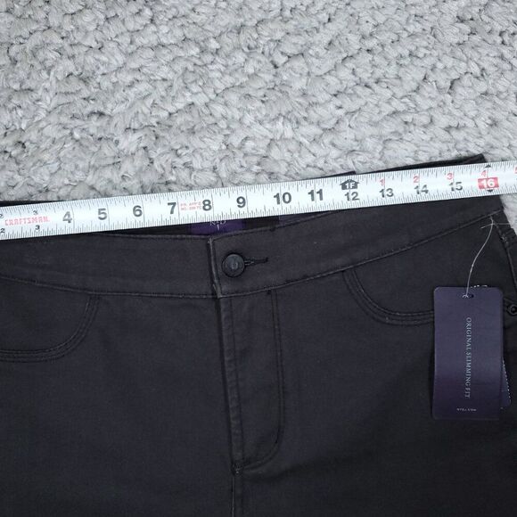 NYDJ Legging Rolled Skinny Jeans Gray Lift Tuck Stretch Size 12 Slimming - Picture 10 of 13